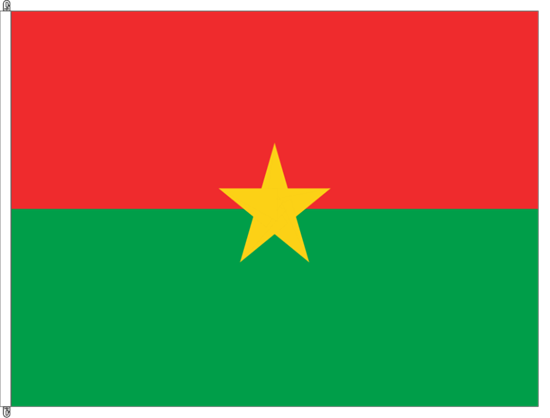 Bild von Fahne Burkina Faso