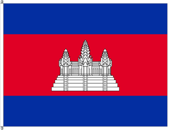 Bild von Fahne Cambodia