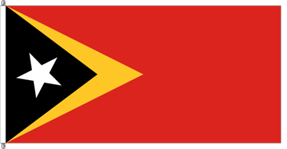 Bild von Fahne Osttimor / Timor-Leste