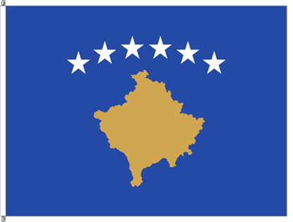 Bild von Fahne Kosovo