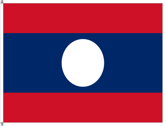 Bild von Fahne Laos