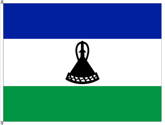 Bild von Fahne Lesotho