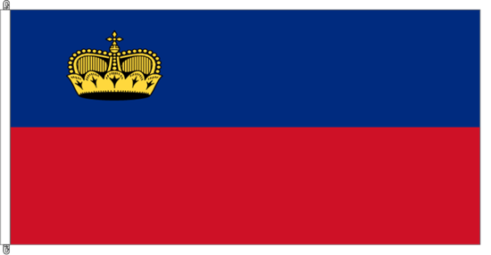 Bild von Fahne Liechtenstein