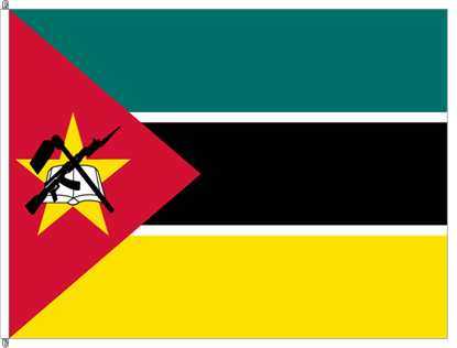 Bild von Fahne Mozambique