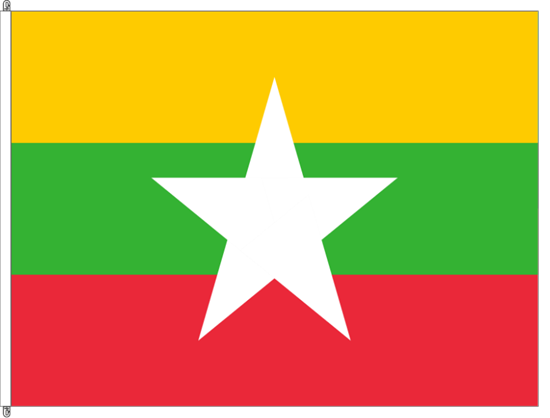 Bild von Fahne Myanmar