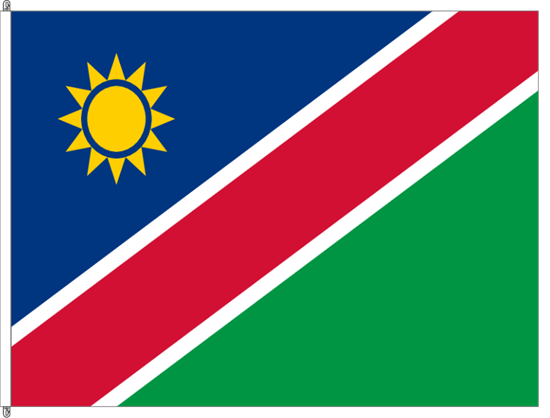 Bild von Fahne Namibia