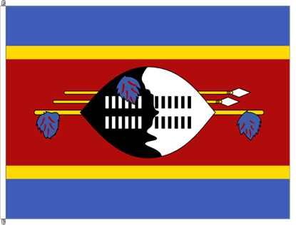 Bild von Fahne Swasiland