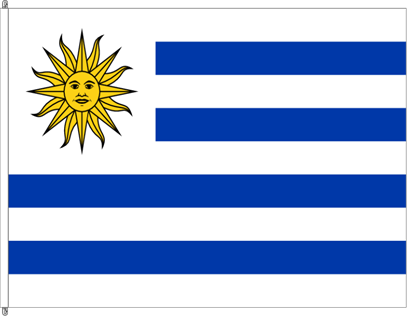 Bild von Fahne Uruguay