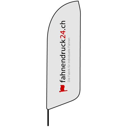 Bild von Beachflag Typ A2 (Abgewinkelt gerundet)