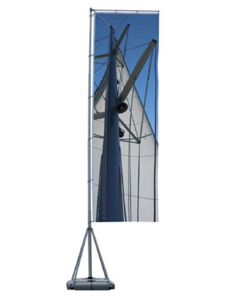 Bild von Event Fahnenmast 5m Fahnenformat: 110 x 400 cm